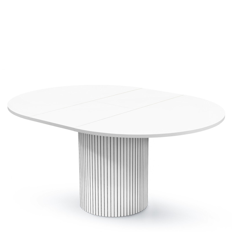 Toscana Dining Table (Extendable)(White)